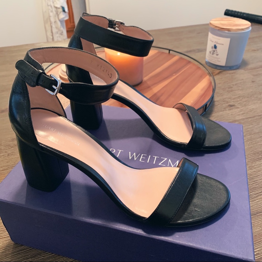 Stuart Weitzman Black Sandals 🖤